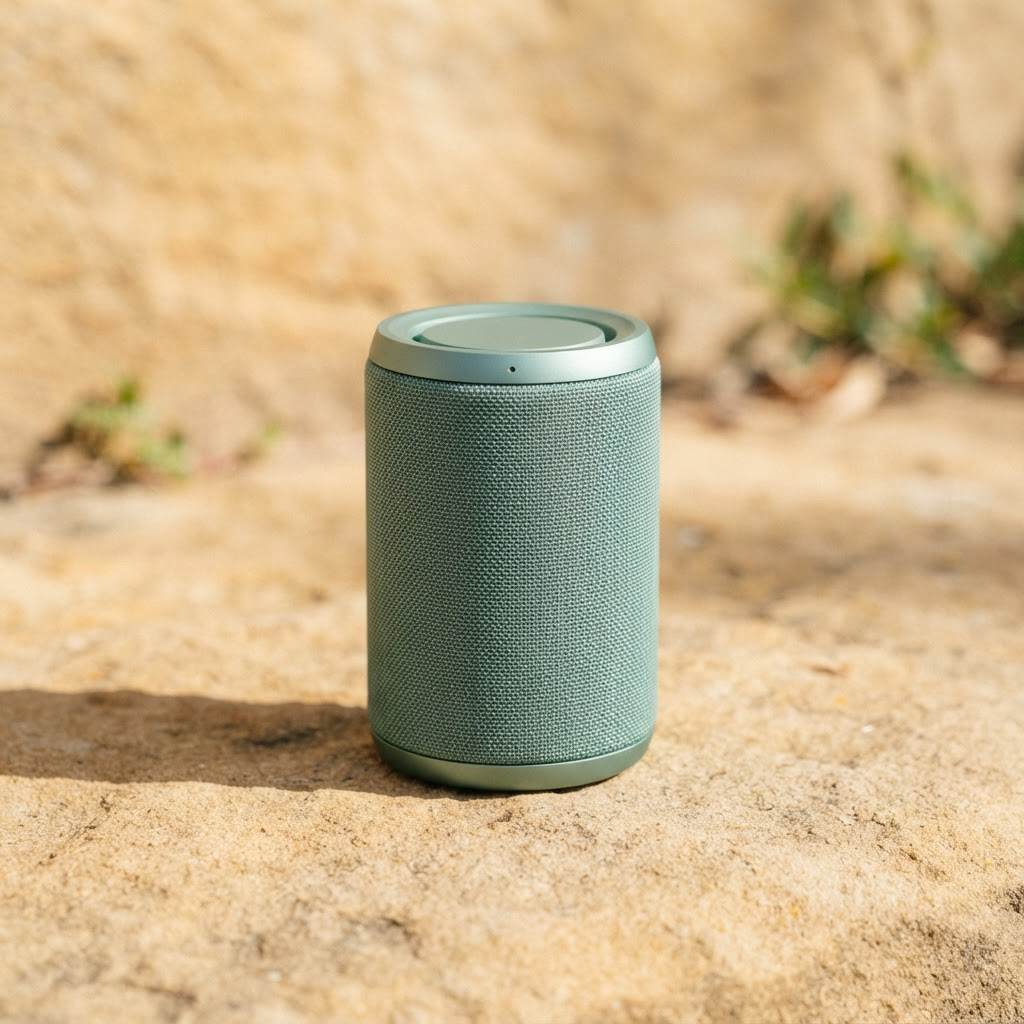 Bocina Reef Bluetooth sobre arenisca
