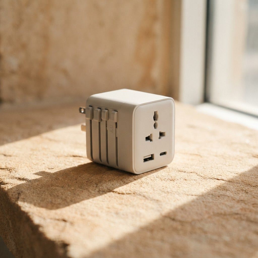 Puente Travel Adapter sobre arenisca